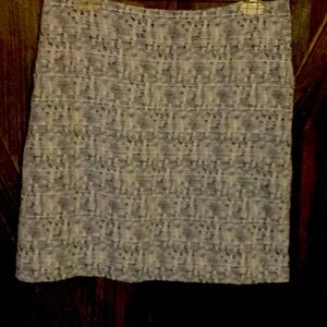 Loft Blue Tweed skirt, size 8